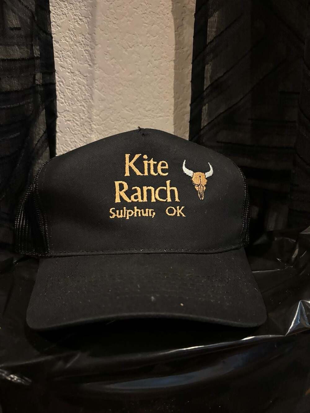 Elite Kite Ranch Sulphur OK Embroidered Trucker Hat